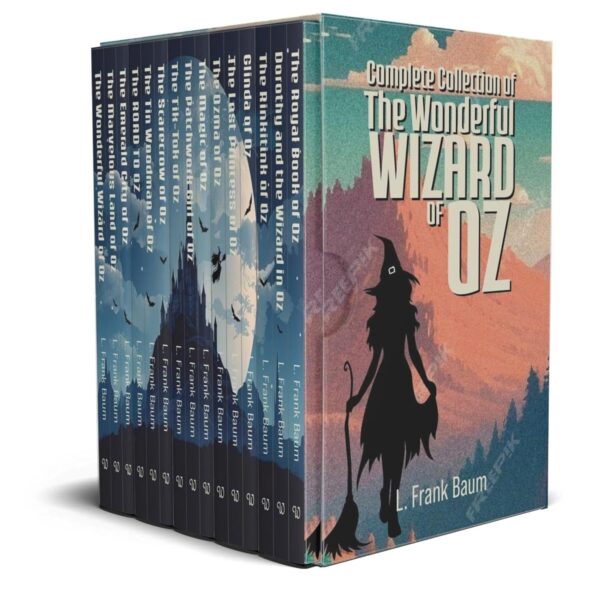 The Wizard of OZ Complete Collection Box Set - Classic Magical Adventure Book Series for Kids (Pack of 15)