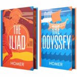 The Iliad and The Odyssey 2 Book Collection set by Homer | HARDCOVER with sprayed Edges