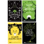 Wicked Years Series 4-Book Collection Set by Gregory Maguire ? Wicked, Son of a Witch, A Lion Among Men & Out of Oz
