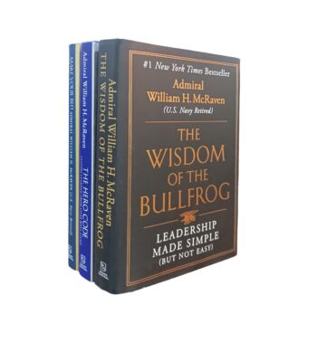 Make Your Bed Collection by Admiral William H. McRaven 3 Book Set (Make Your Bed, The Hero Code and The Wisdom of the Bullfrog)