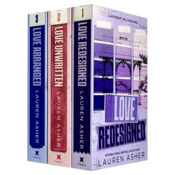 lauren Asher lakefront billionaires series 3 Book Collection Set: Love Redesigned, Love Unwritten and Love Arranged