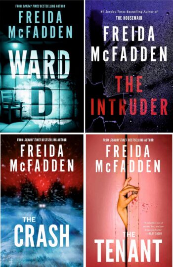 Freida McFadden 4-Book Collection Set: The Intruder, Ward D, The Tenant & The Crash