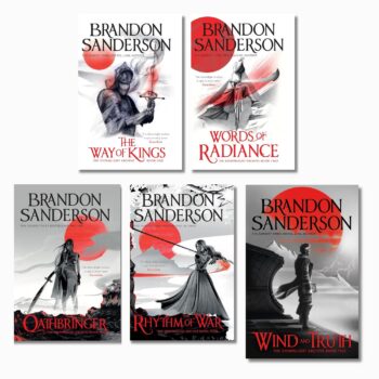 5-Book Stormlight Archive Set: The Way of Kings, Words of Radiance, Oathbringer, Rhythm of War, Wind and Truth (The Stormlight Archive Series 5 Books Collection Set by Brandon Sanderson)