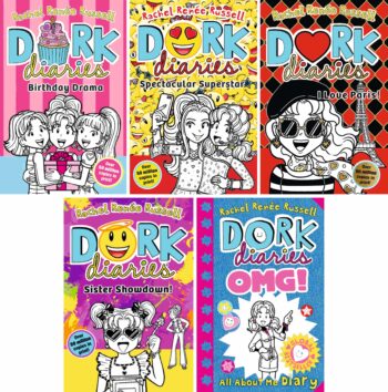 Dork Diaries 5 Books Collection Book Set - 13 to 16 + Dork Diaries OMG