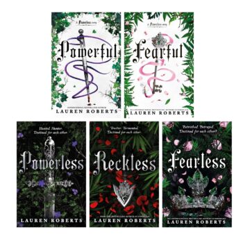 Powerless Trilogy and A Powerless Story 5 Books Collection Set by Lauren Roberts (Powerless, Reckless, Powerful, Fearful and Fearless)